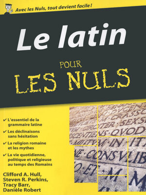 cover image of Le Latin pour les Nuls, édition poche